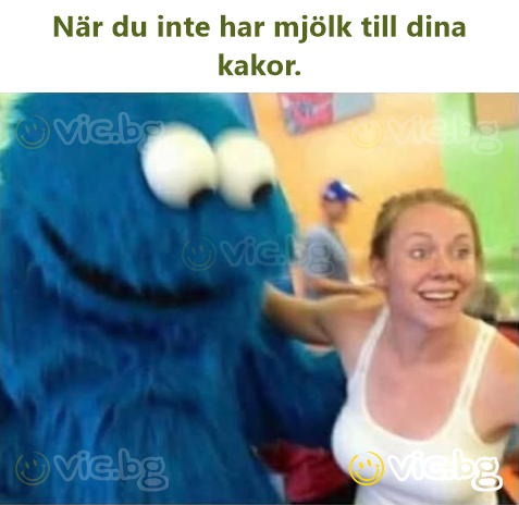 När du inte har mjölk till dina kakor.
