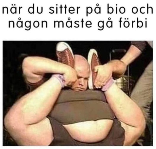 när du sitter pa bio och nagon maste gà förbi