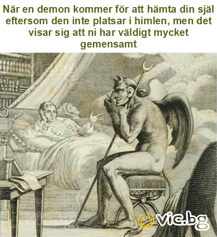 När en demon kommer för att hämta din själ eftersom den inte platsar i himlen, men det visar sig att ni har väldigt mycket gemensamt