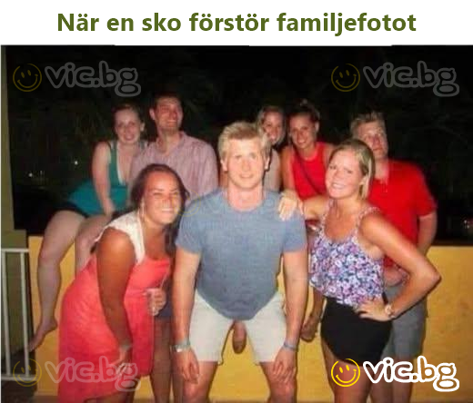 När en sko förstör familjefotot