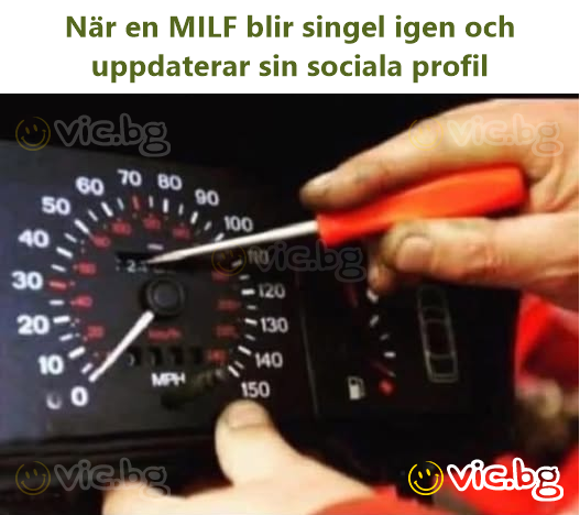 När en МILF blir singel igen och uppdaterar sin sociala profil