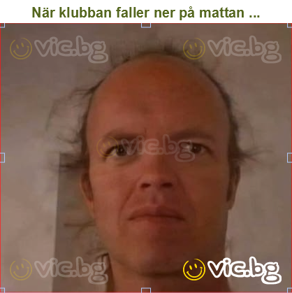 När klubban faller ner på mattan ...