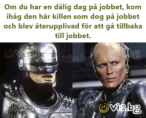 Om du har en dålig dag på jobbet, kom ihåg den här killen som dog på jobbet och blev återupplivad för att gå tillbaka till jobbet.