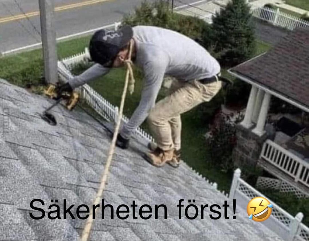 Säkerheten först!