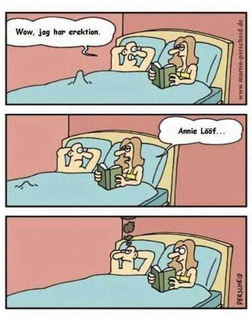 Wow, jog har erektion  Annie Lööf