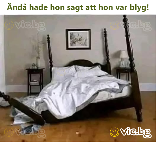 Ändå hade hon sagt att hon var blyg!