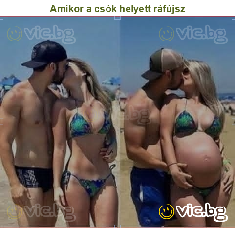 Amikor a csók helyett ráfújsz