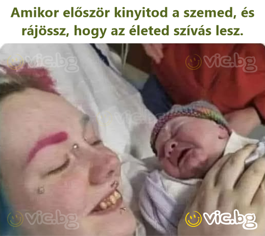 Amikor először kinyitod a szemed, és rájössz, hogy az életed szívás lesz.