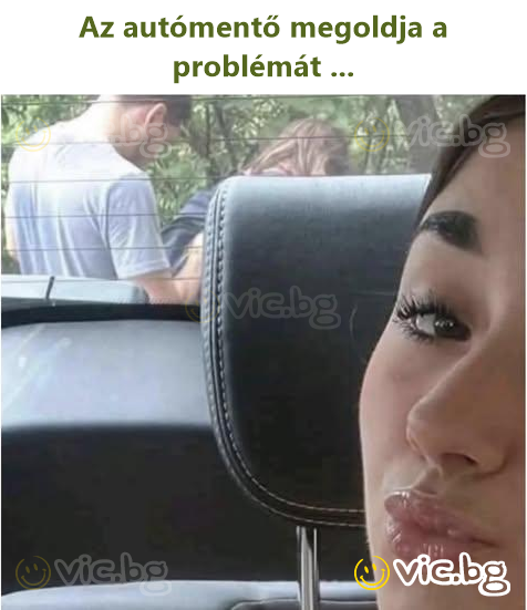 Az autómentő megoldja a problémát ...