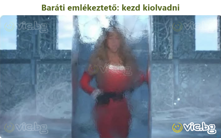 Baráti emlékeztető: kezd kiolvadni