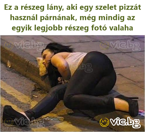 Ez a részeg lány, aki egy szelet pizzát használ párnának, még mindig az egyik legjobb részeg fotó valaha