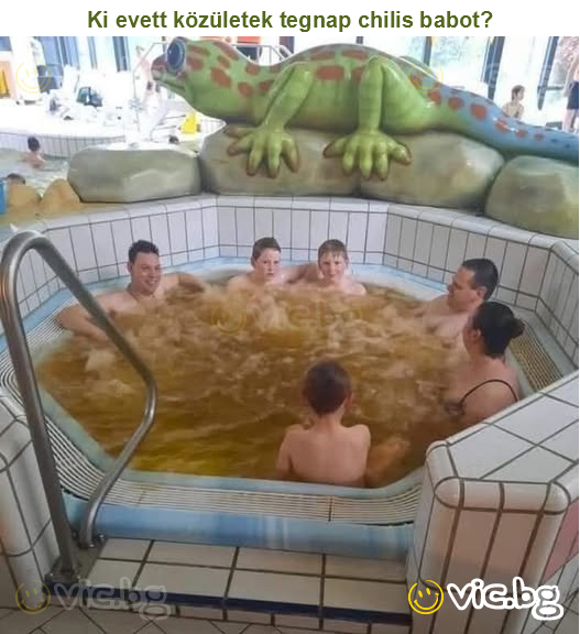 Ki evett közületek tegnap chilis babot?