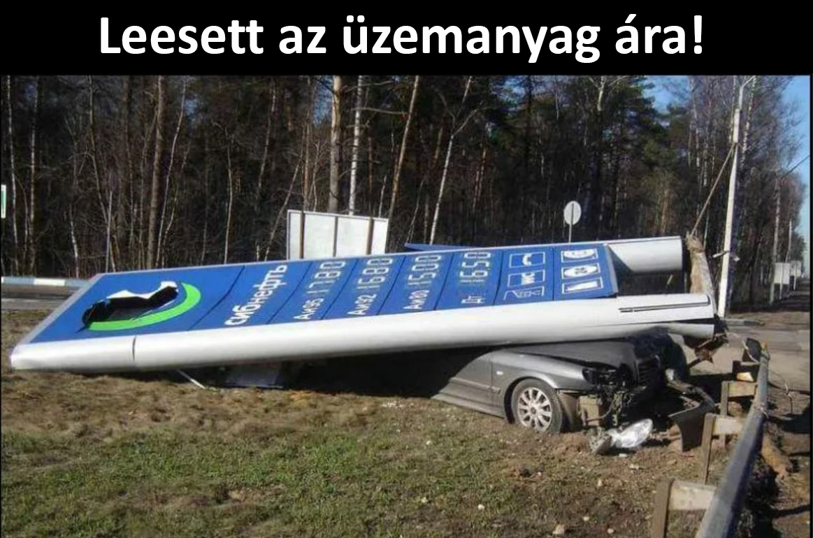 Leesett az üzemanyag ára!