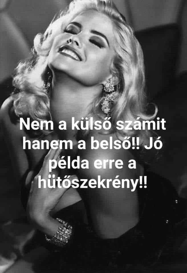 Nem a külsö számit hanem a belsö!! Jó pelda erre a hütöszekrény!!