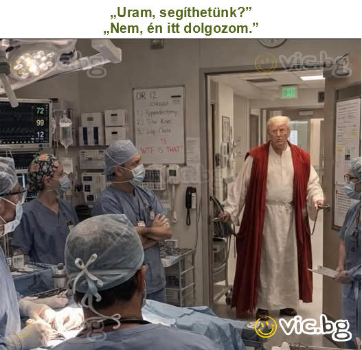 „Uram, segíthetünk?”
„Nem, én itt dolgozom.”