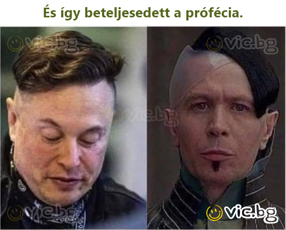 És így beteljesedett a prófécia.