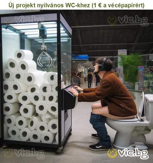 Új projekt nyilvános WC-khez (1 € a vécépapírért)