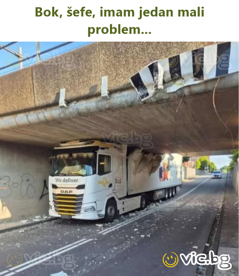 Bok, šefe, imam jedan mali problem...