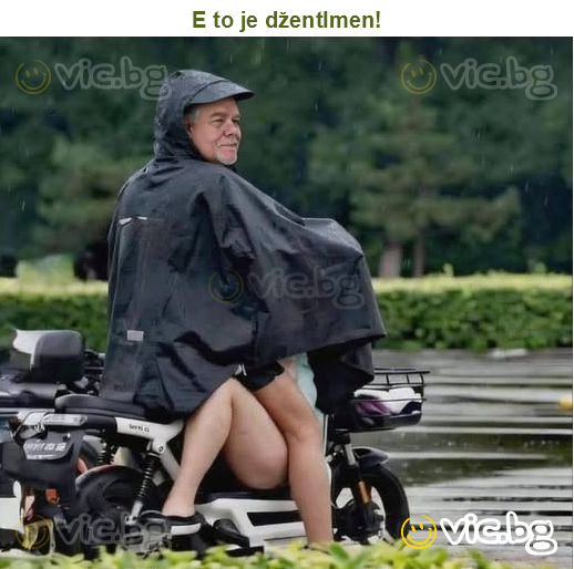 E to je džentlmen!