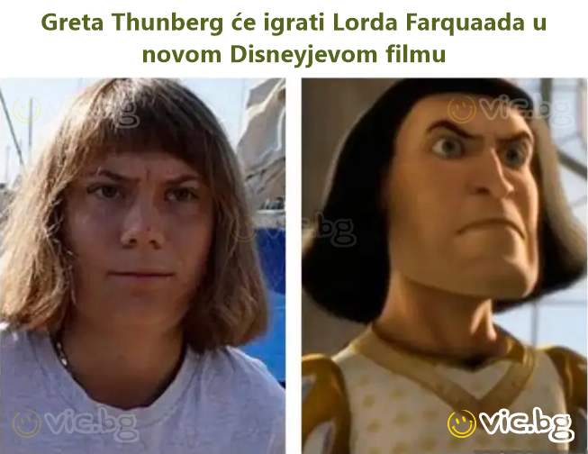 Greta Thunberg će igrati Lorda Farquaada u novom Disneyjevom filmu