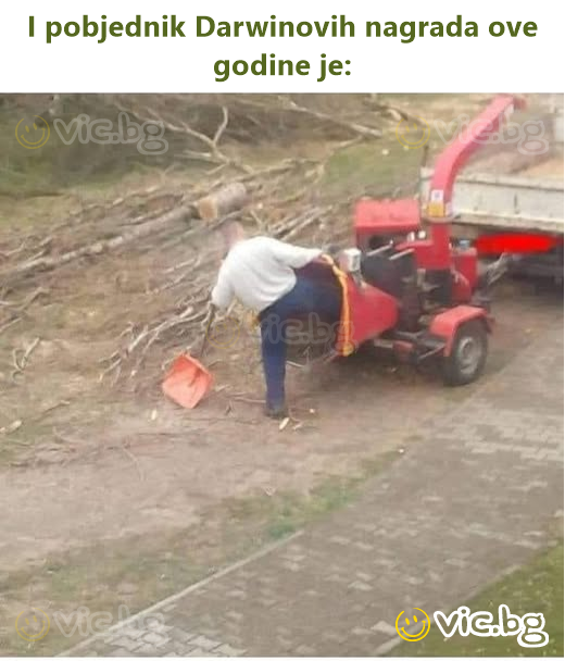 I pobjednik Darwinovih nagrada ove godine je: