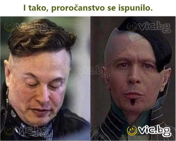 I tako, proročanstvo se ispunilo.