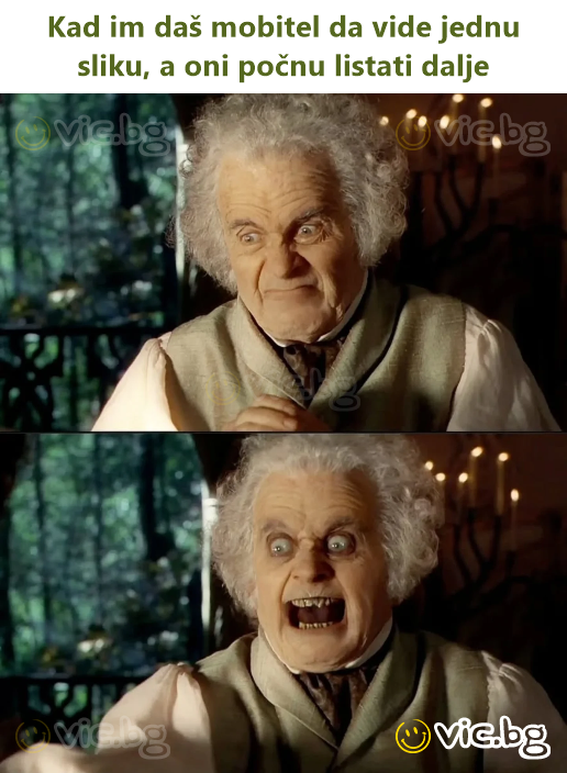 Kad im daš mobitel da vide jednu sliku, a oni počnu listati dalje