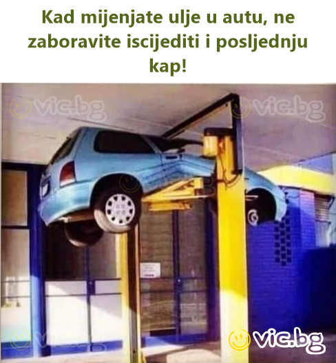 Kad mijenjate ulje u autu, ne zaboravite iscijediti i posljednju kap!