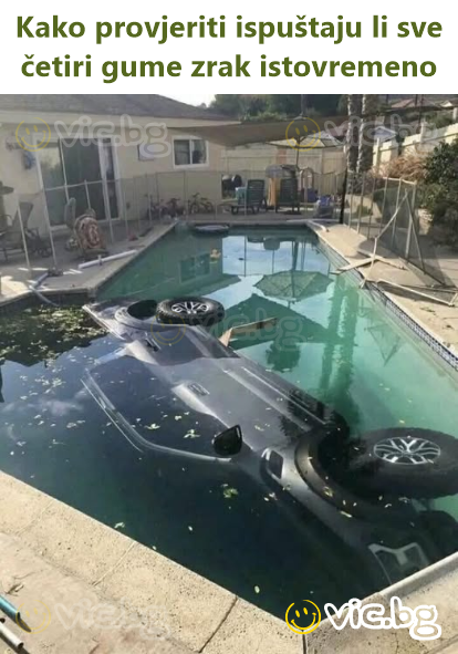 Kako provjeriti ispuštaju li sve četiri gume zrak istovremeno