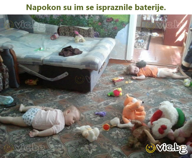 Napokon su im se ispraznile baterije.