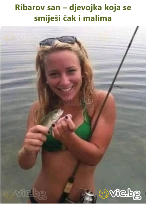 Ribarov san – djevojka koja se smiješi čak i malima