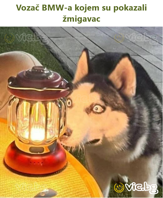 Vozač BMW-a kojem su pokazali žmigavac