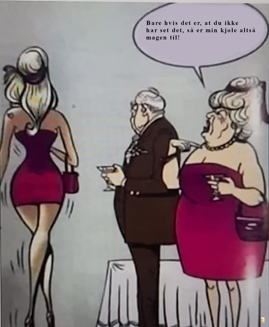 Bare hvis det er, at du ikke har set det, så er min kjole altså magen til!