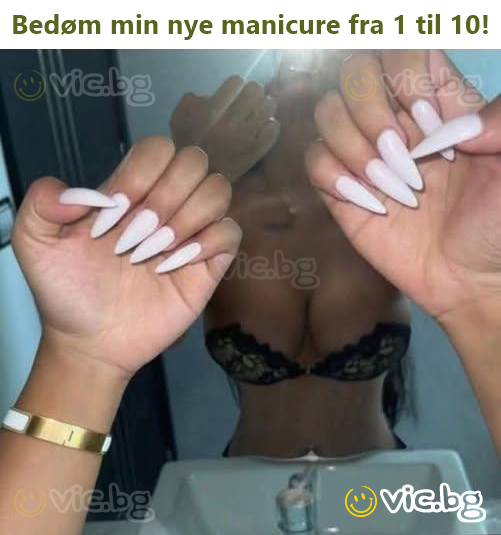Bedøm min nye manicure fra 1 til 10!