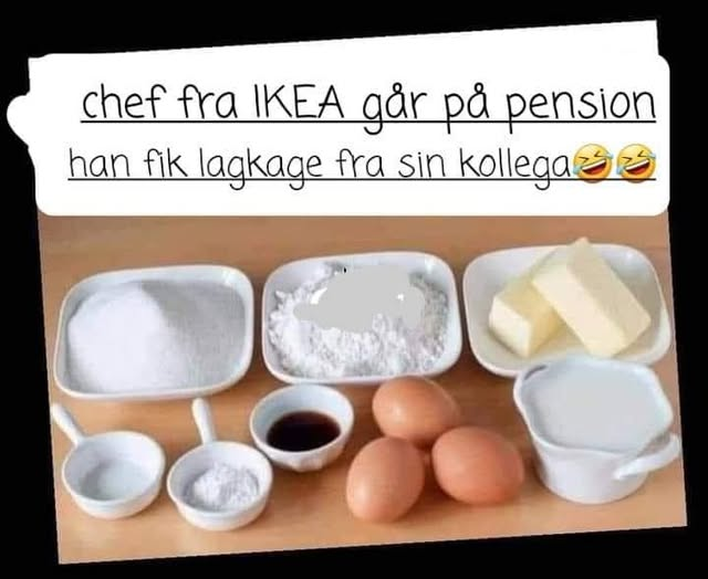 Chef fra IKEA gdr pà pension han fik lagkage fra sin kollega
