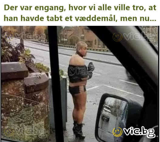 Der var engang, hvor vi alle ville tro, at han havde tabt et væddemål, men nu...