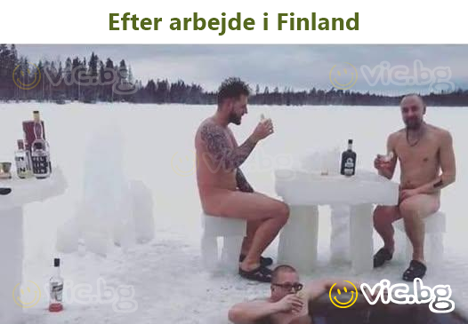 Efter arbejde i Finland