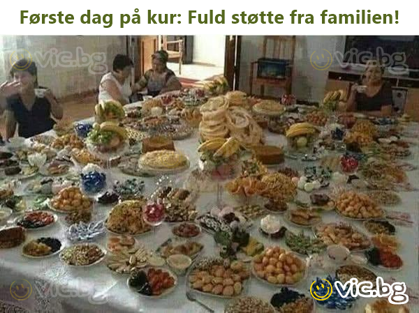 Første dag på kur: Fuld støtte fra familien!