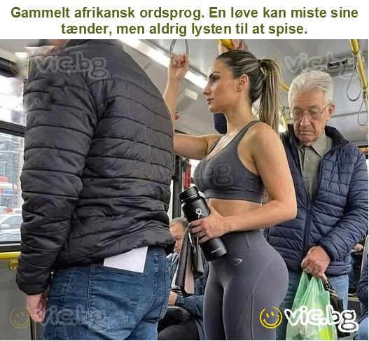 Gammelt afrikansk ordsprog. En løve kan miste sine tænder, men aldrig lysten til at spise.