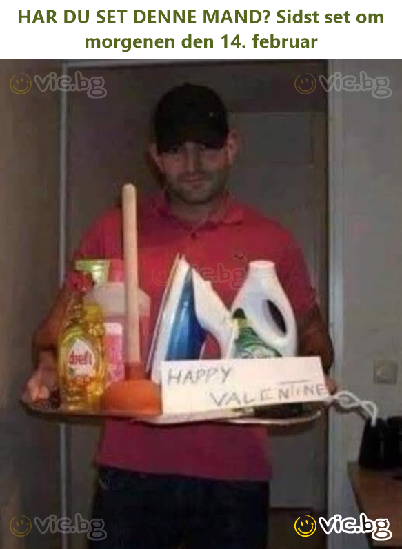 HAR DU SET DENNE MAND? Sidst set om morgenen den 14. februar