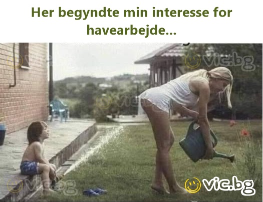 Her begyndte min interesse for havearbejde...