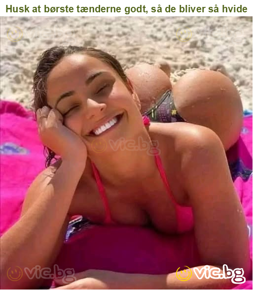 Husk at børste tænderne godt, så de bliver så hvide