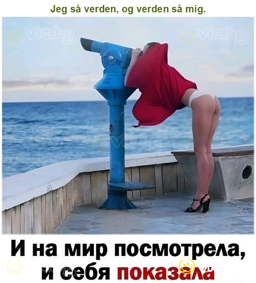 Jeg så verden, og verden så mig.