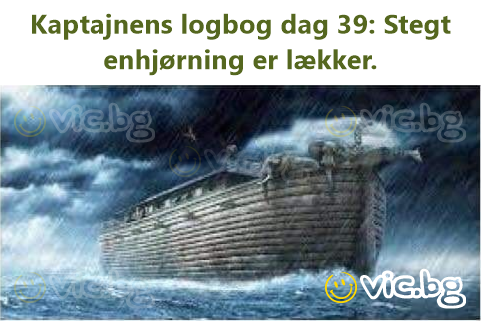 Kaptajnens logbog dag 39: Stegt enhjørning er lækker.