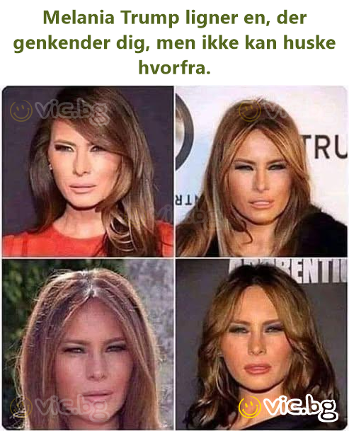 Melania Trump ligner en, der genkender dig, men ikke kan huske hvorfra.