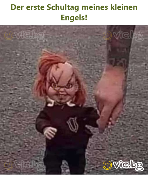 Min lille engels første skoledag!