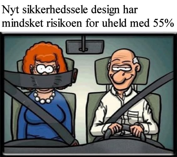 Nyt sikkerhedssele design har mindsket risikoen for uheld med 55%