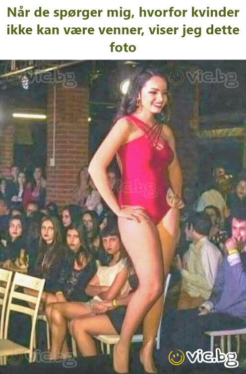 Når de spørger mig, hvorfor kvinder ikke kan være venner, viser jeg dette foto