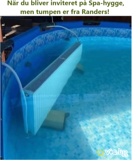 Når du bliver inviteret på Spa-hygge, men tumpen er fra Randers!