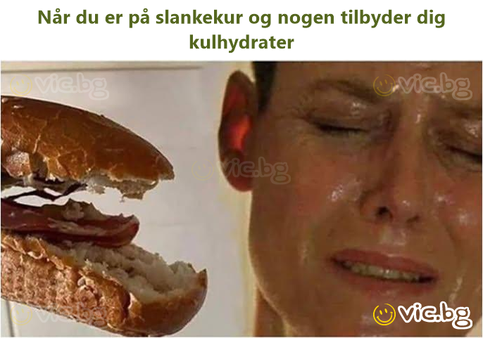 Når du er på slankekur og nogen tilbyder dig kulhydrater